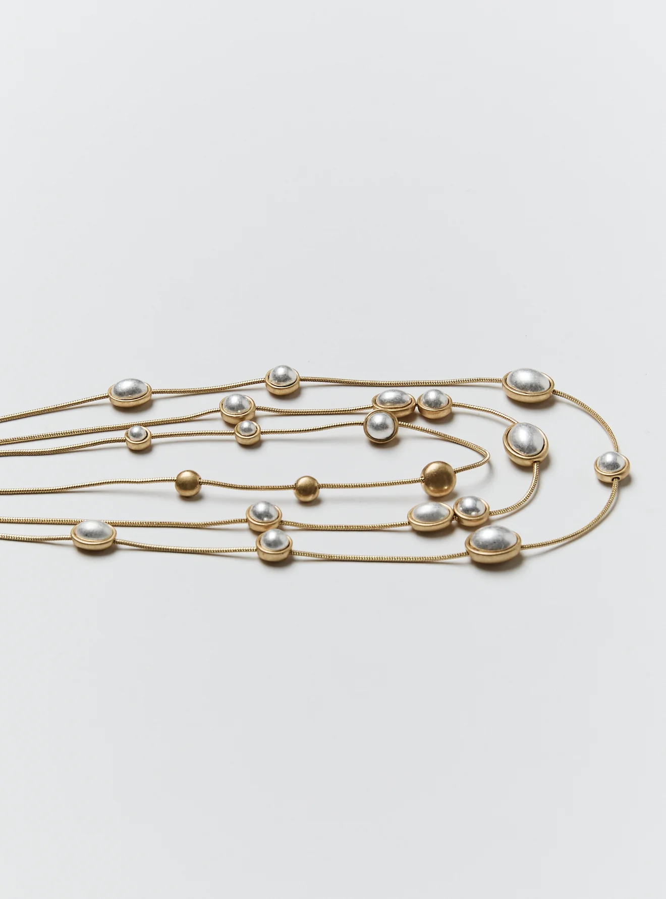TWO TONE MULTIBEAD NECKLACE - Image 2