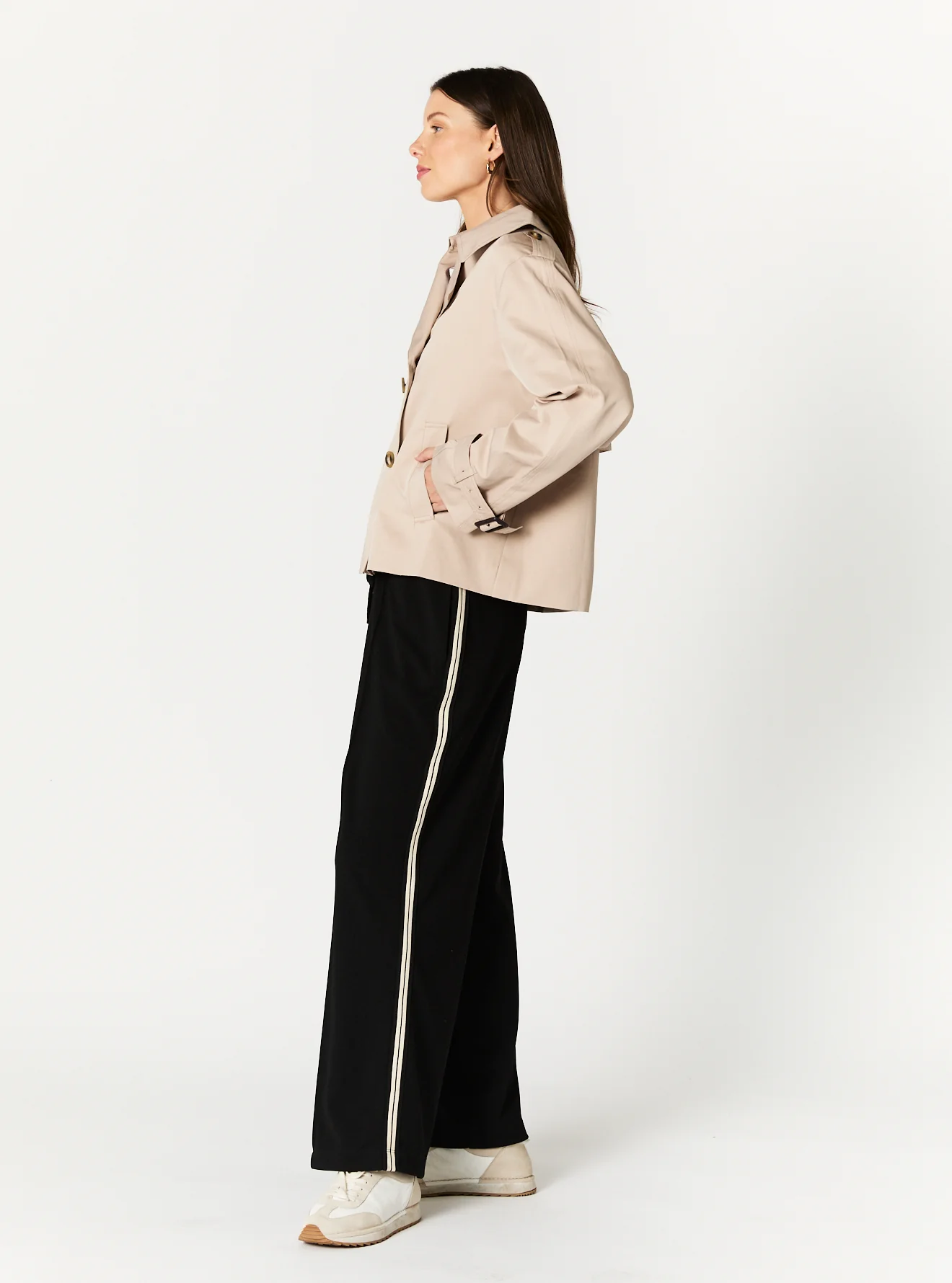 KAROLINA CROPPED TRENCH - Image 3