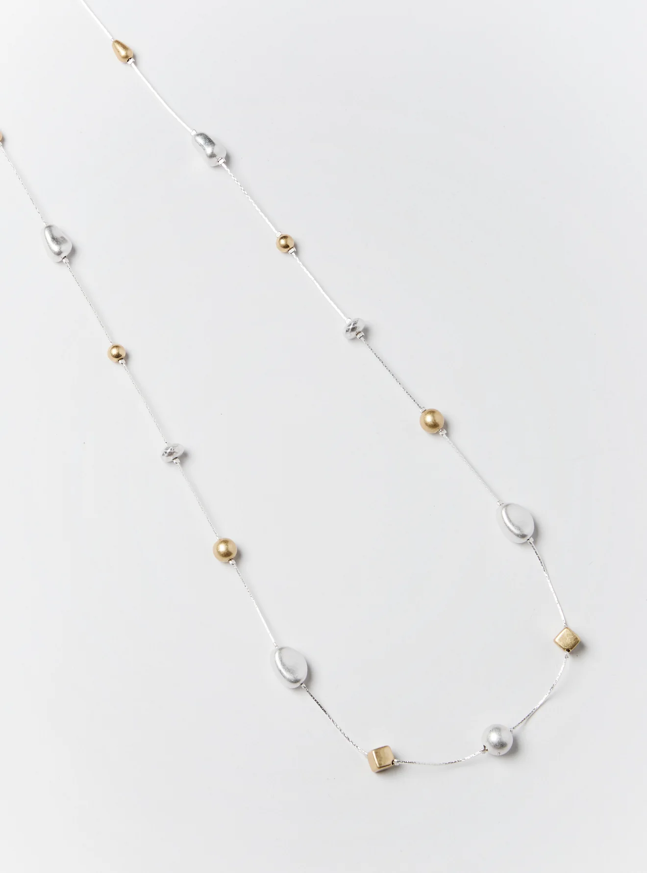 LONG MULTI SHAPE NECKLACE