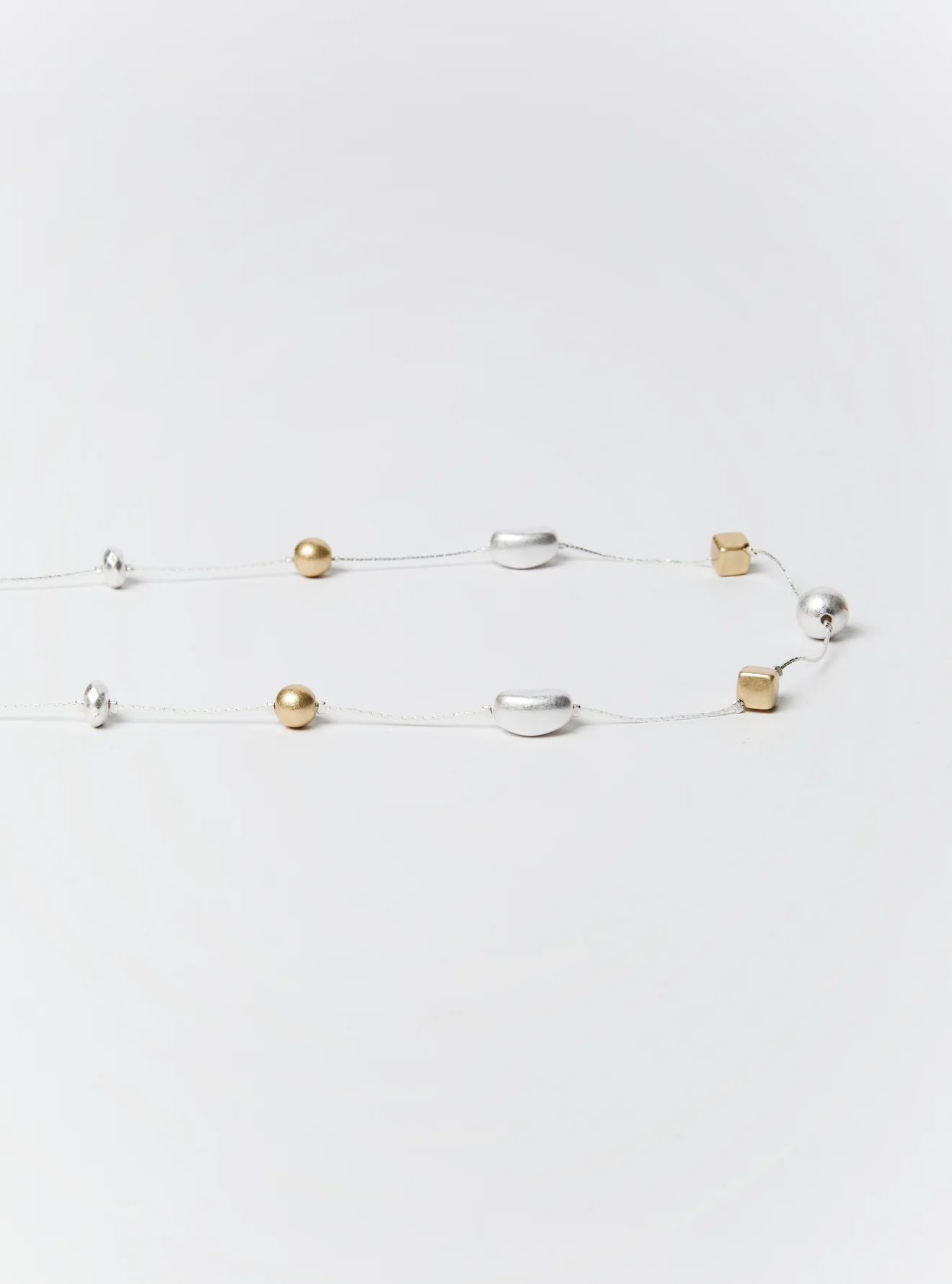 LONG MULTI SHAPE NECKLACE - Image 3